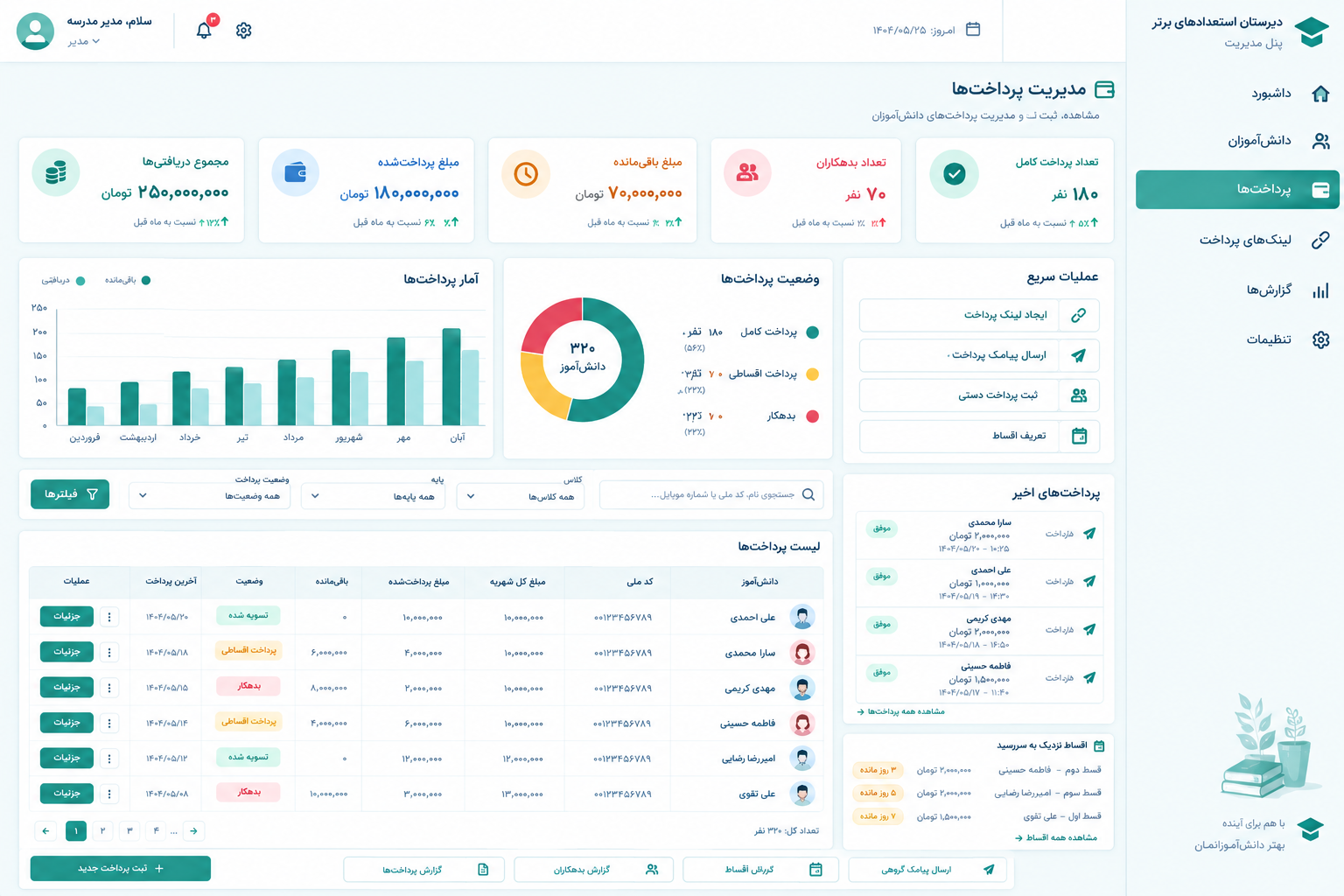 وب سایت شرکت مهندسی آریا